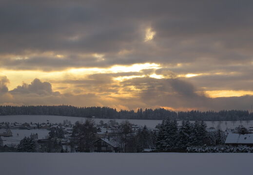 besenfeld sonnenuntergang